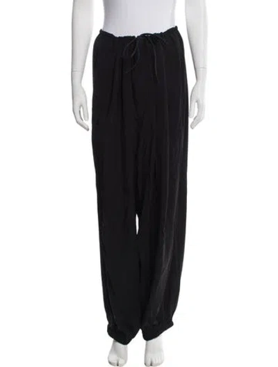 Pre-owned Y-3 Straight Leg Pants W/ Tags In Black