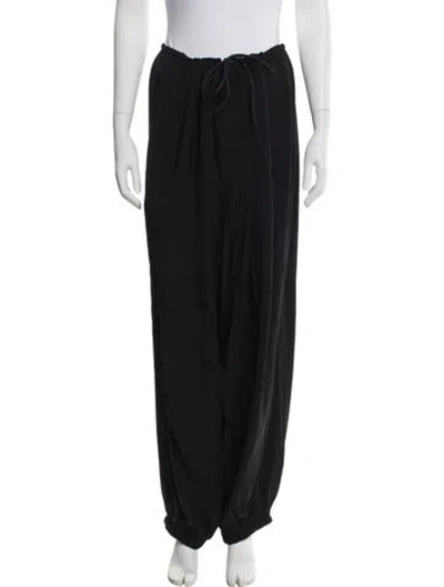Pre-owned Y-3 Straight Leg Pants W/ Tags In Black