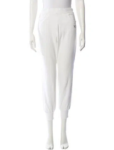 Pre-owned Y-3 Straight Leg Pants In White