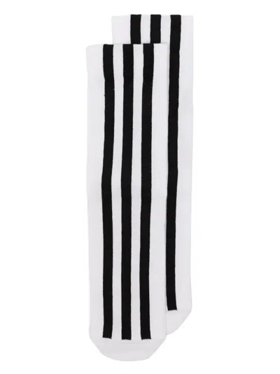 Y-3 Stripe Sock In White