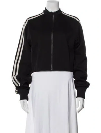 Pre-owned Y-3 Striped Bomber Jacket In Black