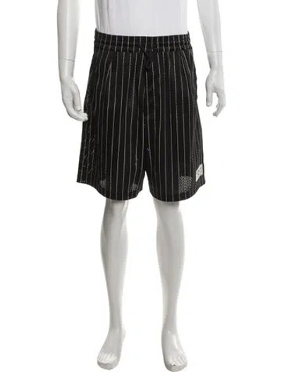 Pre-owned Y-3 Striped Jogger Shorts In Black