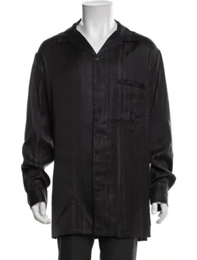 Pre-owned Y-3 Striped Long Sleeve Shirt W/ Tags In Black
