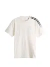 Y-3 Stripe-detail T-shirt In Red