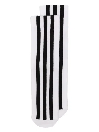 Y-3 Stripes Socks In White