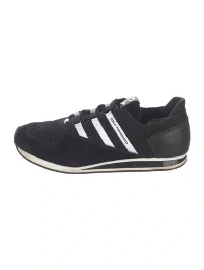 Pre-owned Y-3 Suede Athletic Sneakers In Blue