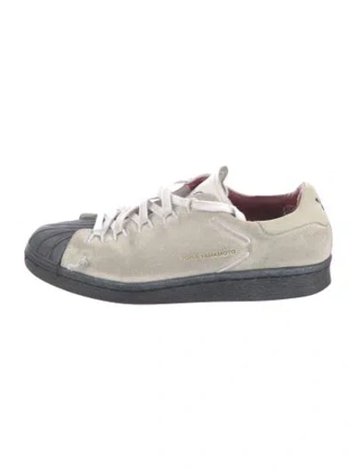 Pre-owned Y-3 Suede Athletic Sneakers In Blue