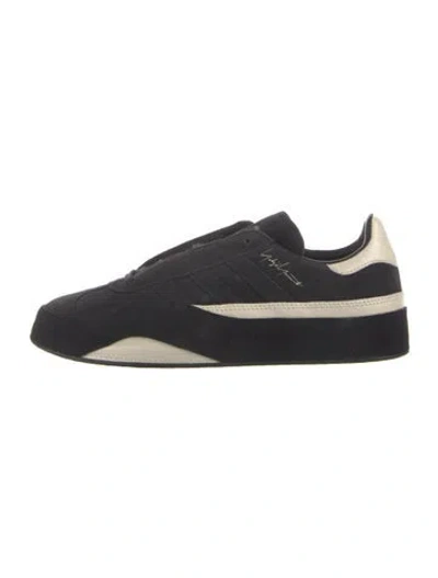 Pre-owned Y-3 Suede Athletic Sneakers In Blue