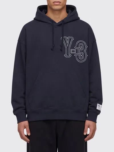 Y-3 Sweatshirt  Men Color Black In Blue
