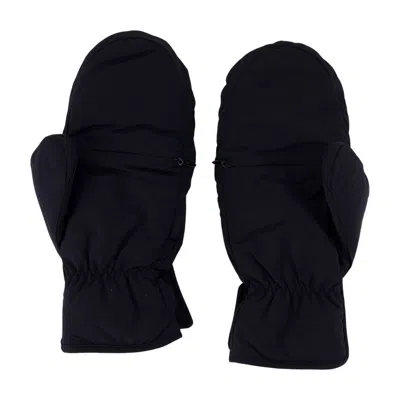 Y-3 Synthetic Mittens Gloves In Black