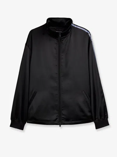 Y-3 Technical Fabric Sweatshirt With Iconic Side Stripes In Black
