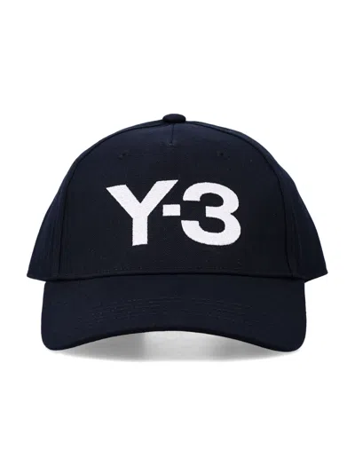 Y-3 The Mini And-3 Cotton Cap In Black