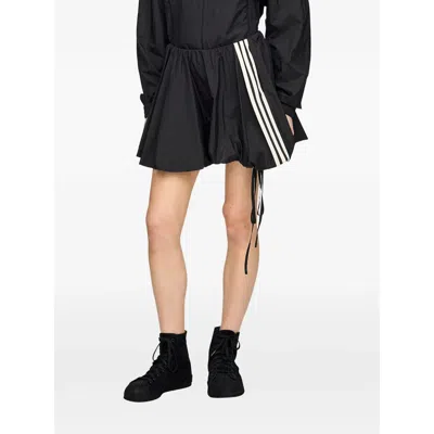 Y-3 Three-stripe Skort In Black