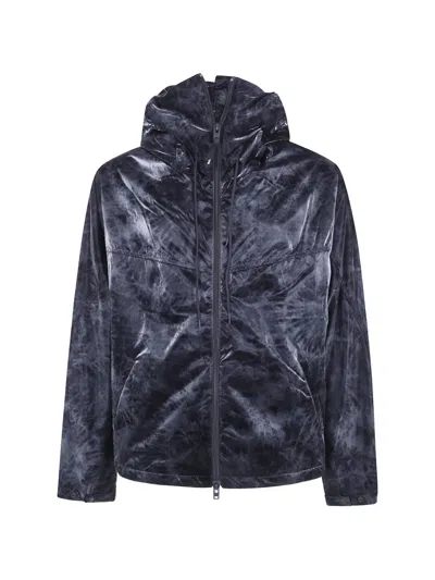 Y-3 Tie-dye Drawstring Jacket In Black