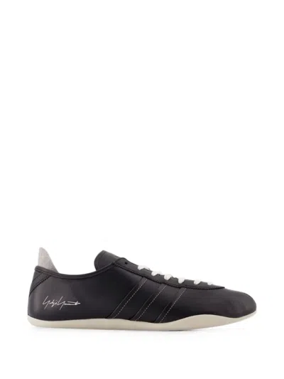 Y-3 Tokyo Leather Sneakers In Black