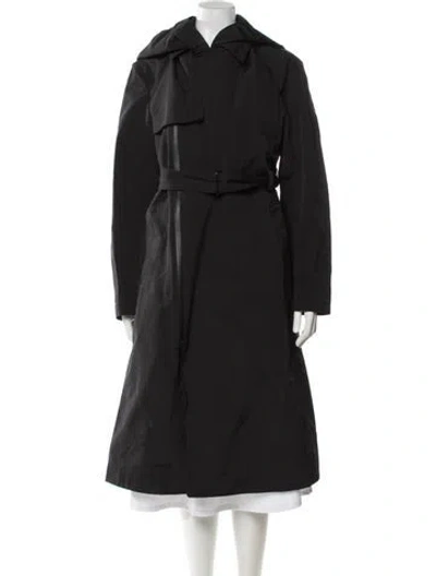 Pre-owned Y-3 Trench Coat In Black