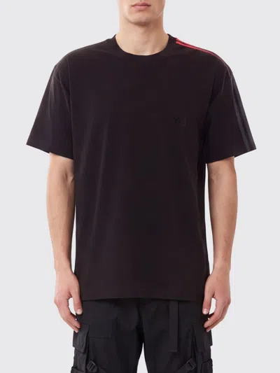 Y-3 Gradient 3 Stripe T-shirt In Black