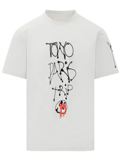 Y-3 T-shirt Tokyo Paris Trip In Grey