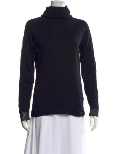 Pre-owned Y-3 Turtleneck Long Sleeve Top W/ Tags In Black