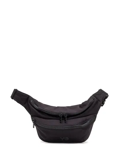 Y-3 Two-zip Waist Bag In Black