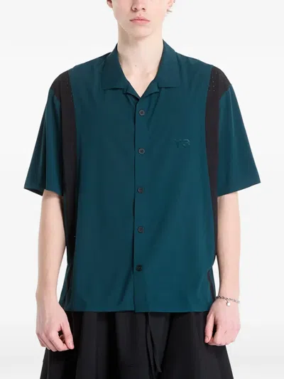 Y-3 Ultralight Woven Shirt In Green