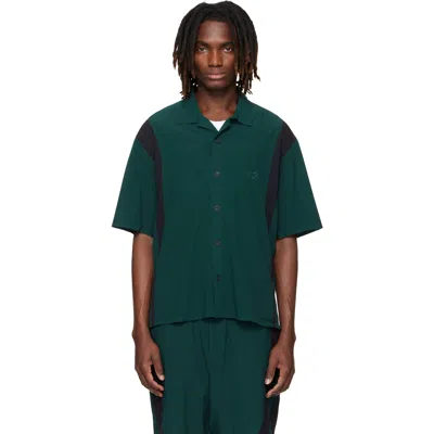 Y-3 Ultralight Woven Shirt In Green