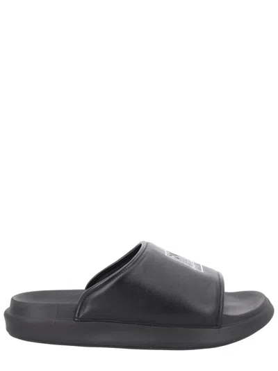 Y-3 Unisex Leather Flats In Black