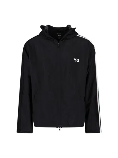 Y-3 Unisex Polyamide Utility Jacket In Black