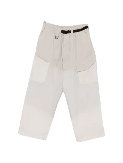 Y-3 Ut Belt Trousers In Neutral