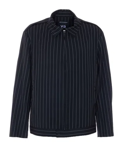 Y-3 Black Refined Wool Ut Blouson Jacket