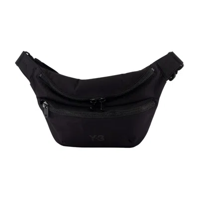 Y-3 Utilitarian Synthetic Belt Bag In Black