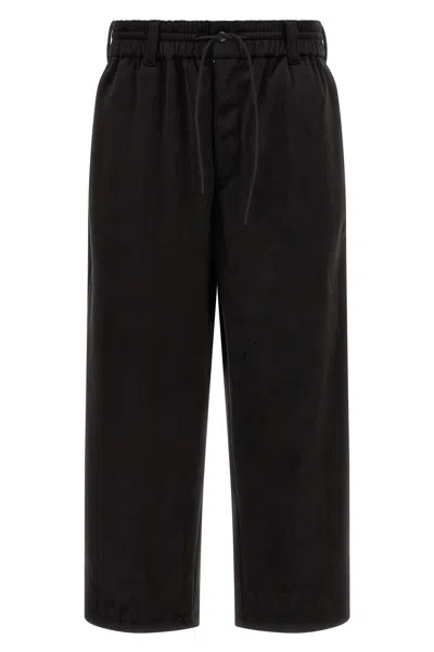 Y-3 Velvet Effect Joggers In Black