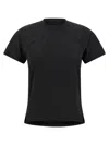 Y-3 W Run T-shirt In Black