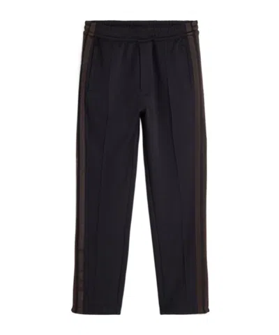 Y-3 X Wales Bonner Side-stripe Track Pants In Black