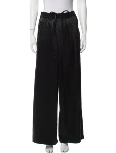 Pre-owned Y-3 Wide Leg Pants In Black