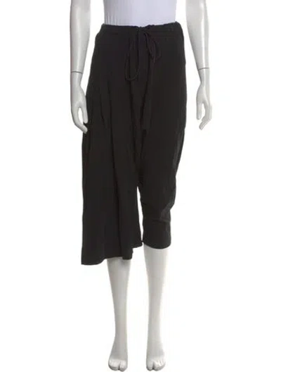 Pre-owned Y-3 Wide Leg Pants In Black