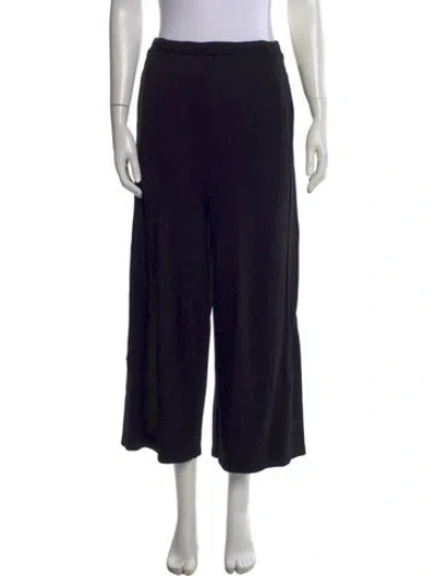 Pre-owned Y-3 Wide Leg Pants In Black