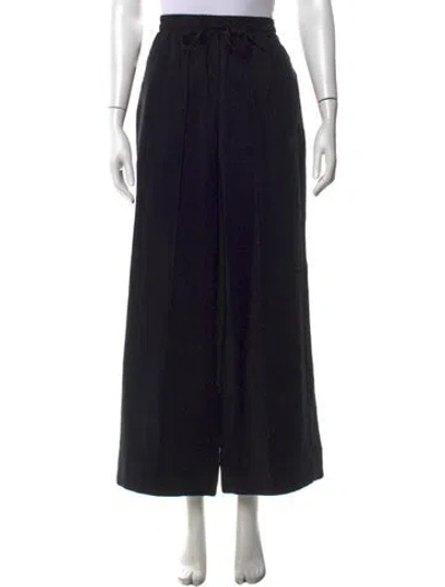 Pre-owned Y-3 Wide Leg Pants In Black