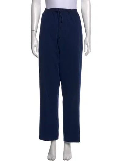 Pre-owned Y-3 Wide Leg Pants In Blue