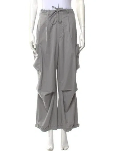 Pre-owned Y-3 Wide Leg Pants In Gray