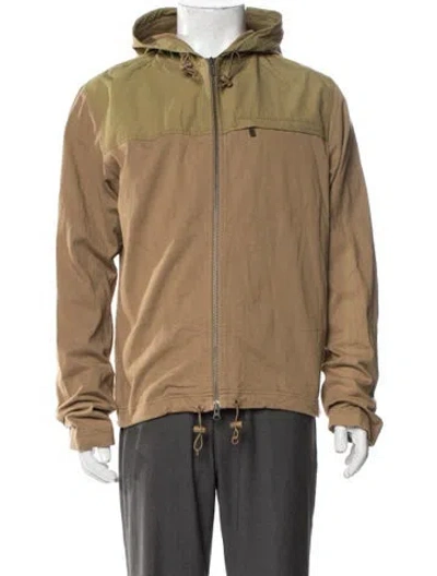 Pre-owned Y-3 Windbreaker In Brown