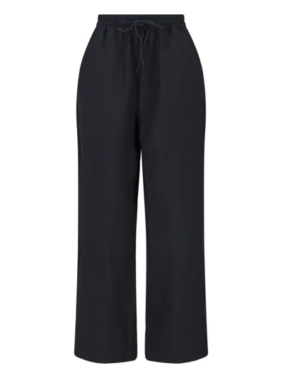 Y-3 Women's Recycled Polyester Trousers In Black