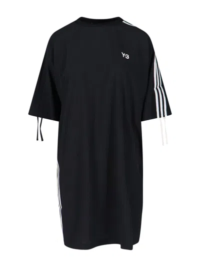 Y-3 Women's Stretch Mini Dress In Black