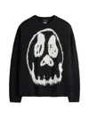 Y-3 Wool Blend Crew Neck Sweater Graphic In Multi