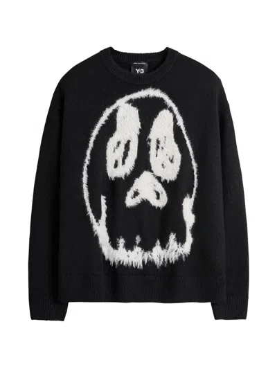 Y-3 Y-3 WOOL BLEND CRENWNECK SWEATER