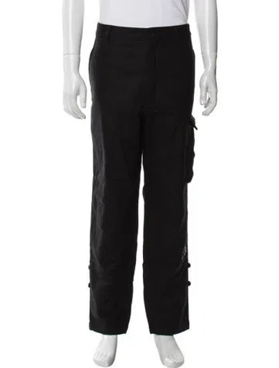 Pre-owned Y-3 Wool Cargo Pants In Black
