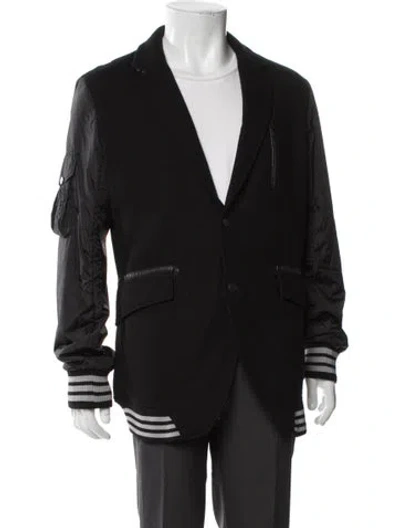 Pre-owned Y-3 Wool Jacket In Black