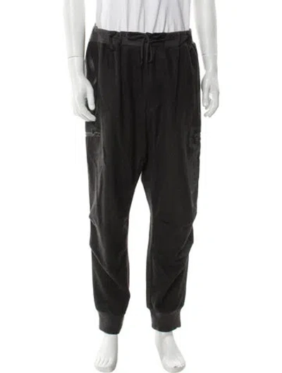 Pre-owned Y-3 Wool Joggers In Black