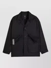 Y-3 Wool Oversized V-neck Coat