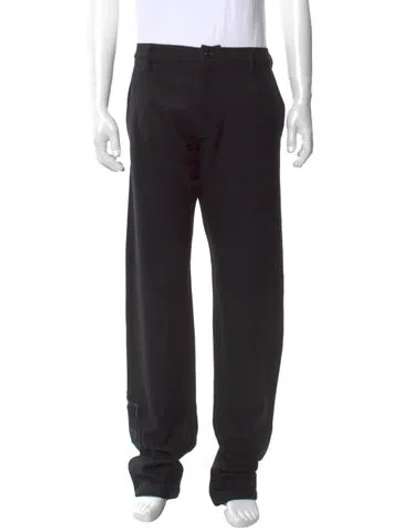 Pre-owned Y-3 Wool Pants In Black